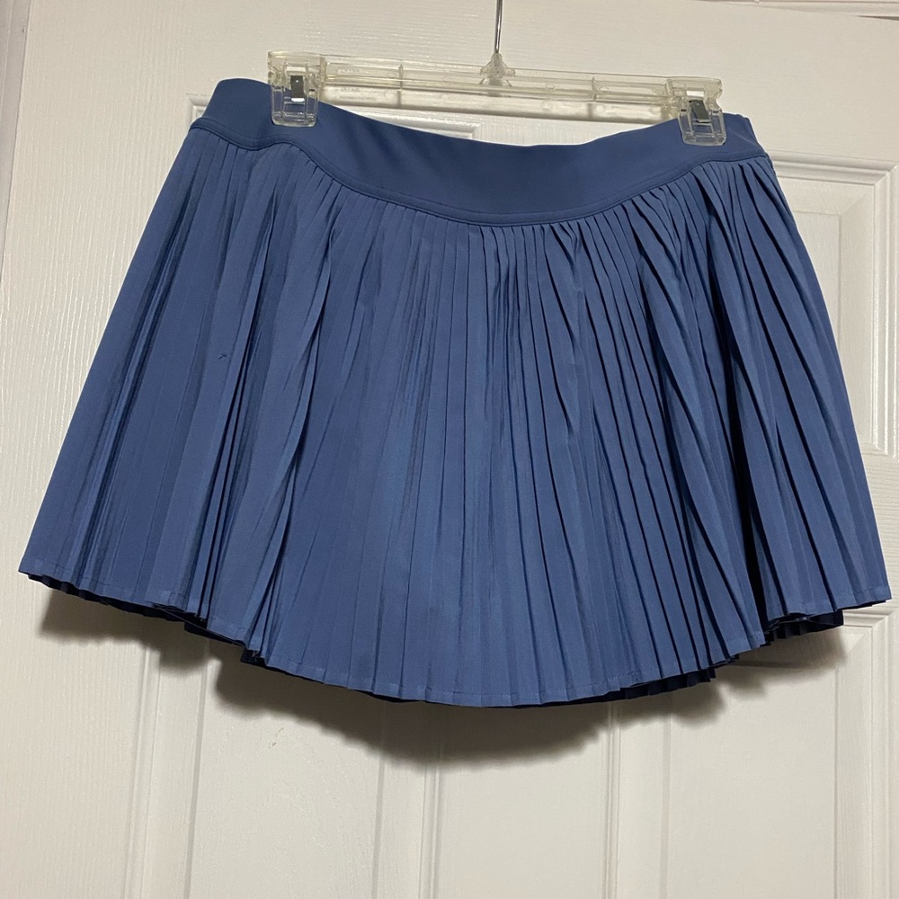 lululemon athletica Blue Pleated Circle Skirt